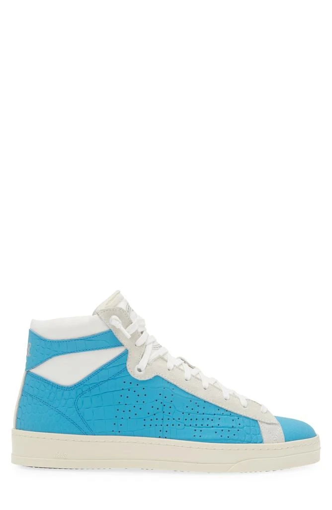 P448 Taylor Croc Embossed High Top Sneaker 4