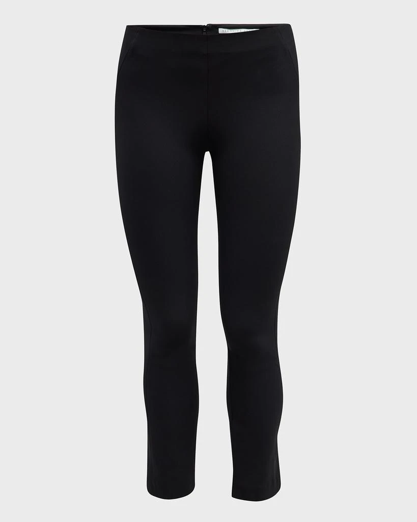 VERONICA BEARD Zip-Back Scuba Leggings 1