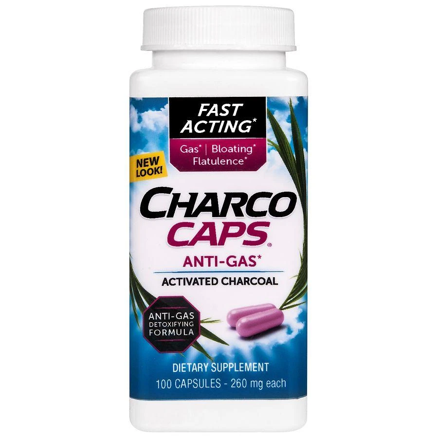 CharcoCaps Activated Charcoal Detox & Digestive Relief 1