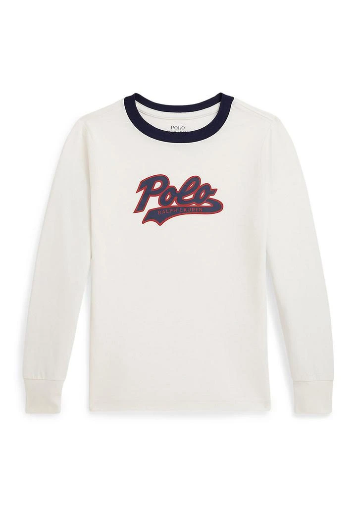 Ralph Lauren Boys 2-7 Logo Cotton Long Sleeve T-Shirt