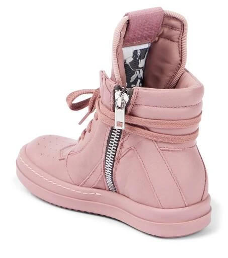 Rick Owens Geobasket leather high-top sneakers 3