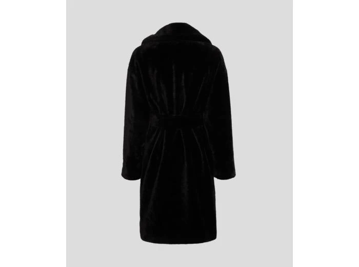 Karl Lagerfeld Paris FAUX MINK LONG COAT FEMME 1
