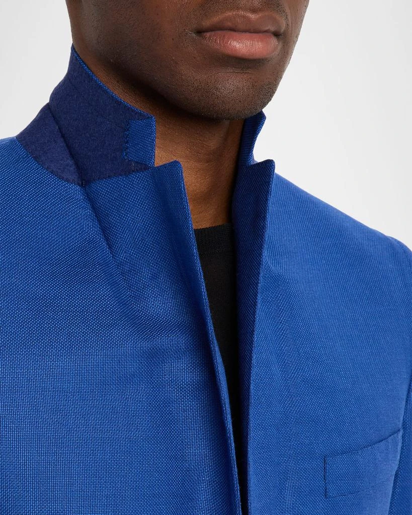 Brioni Men's Wool Tailored-Fit Single-Breasted Blazer 6