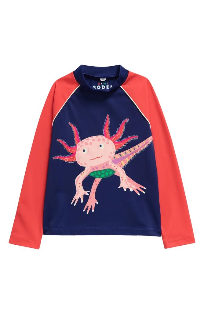 Mini Boden Kids' Colorblock Long Sleeve Rashguard 1
