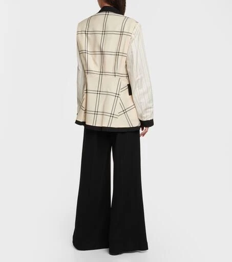 MAISON MARGIELA Reversible checked virgin wool jacket 3