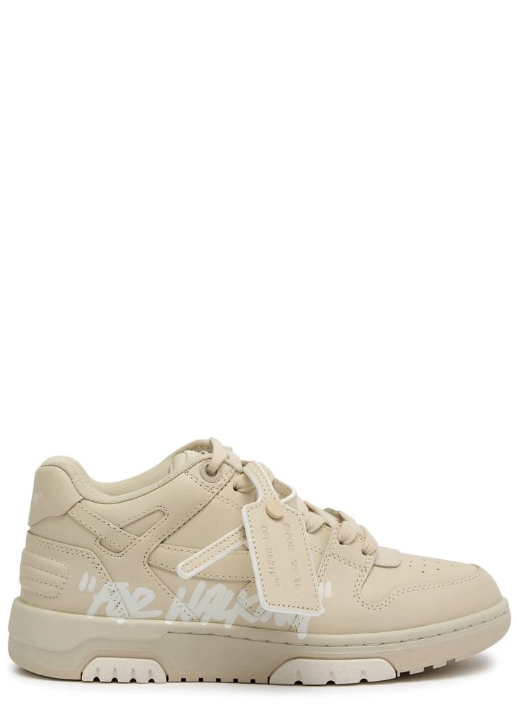 Off-White Out Of Office For Walking panelled leather sneakers 1
