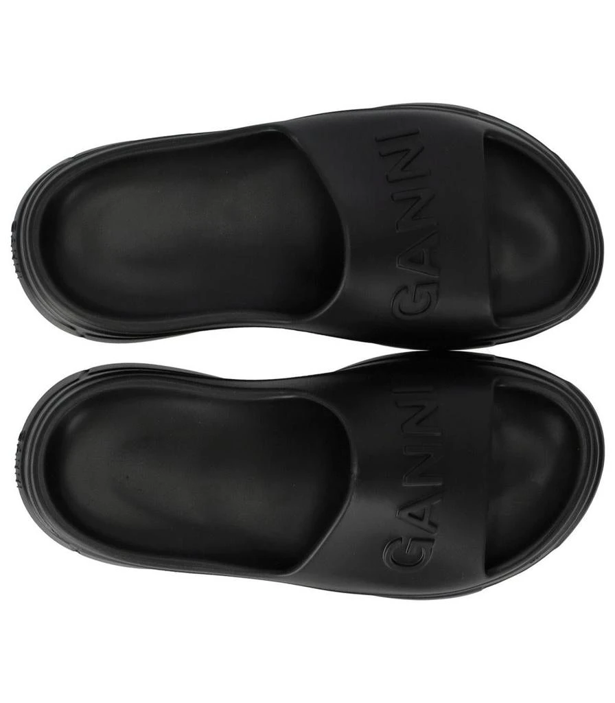 Ganni Ganni Black Pool Slide Sandal 5