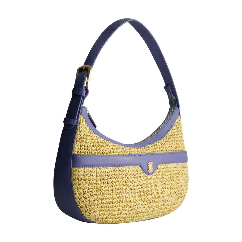 Tommy Bahama Soft Straw Zip-Top Hobo 3