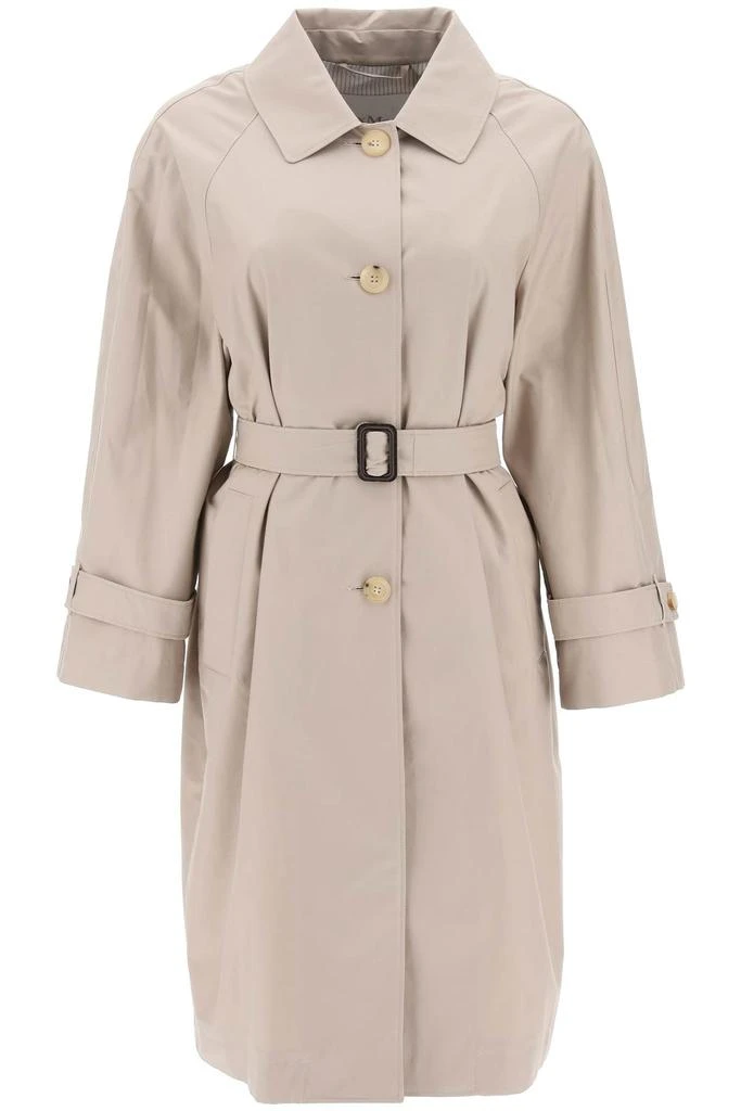 Max Mara single-breasted trench coat in water-resistant twill 1