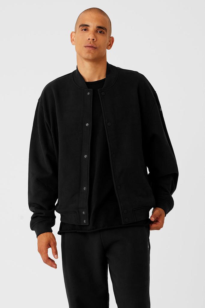 Alo Renown Varsity Jacket - Black