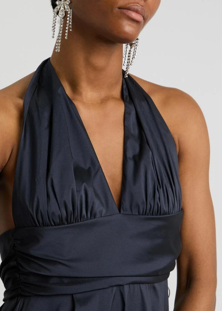 Bernadette Monroe halterneck taffeta gown 5