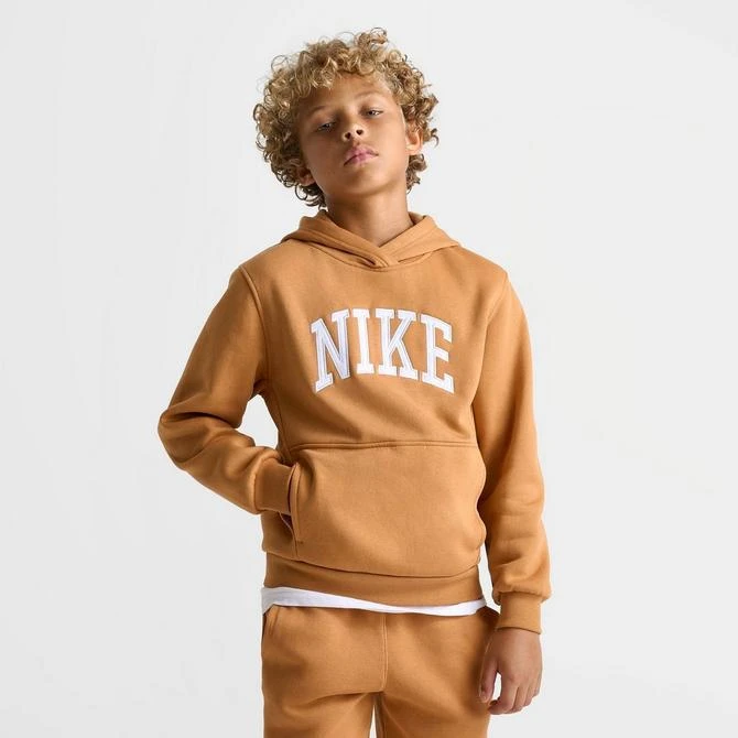 NIKE Kids' Nike Arch Club Pullover Hoodie 3