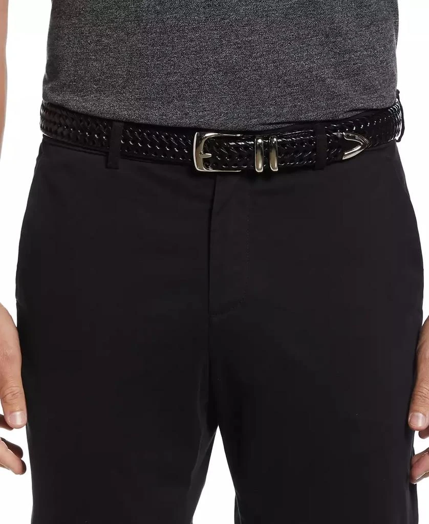 Perry Ellis Men's Leather Braided Belt 2
