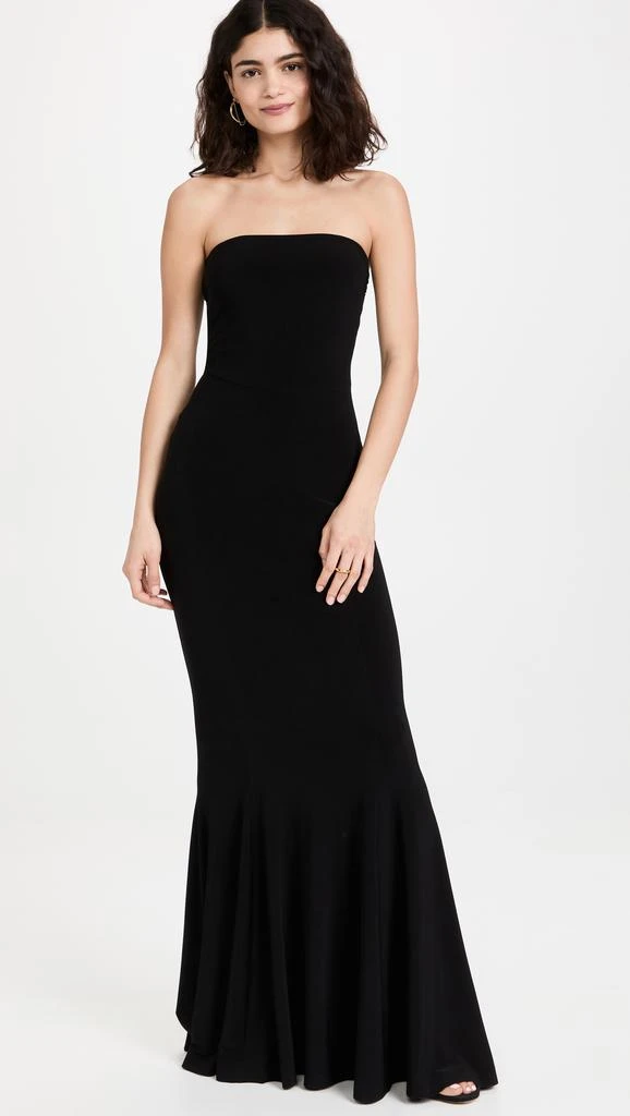 Norma Kamali Strapless Fishtail Gown 1