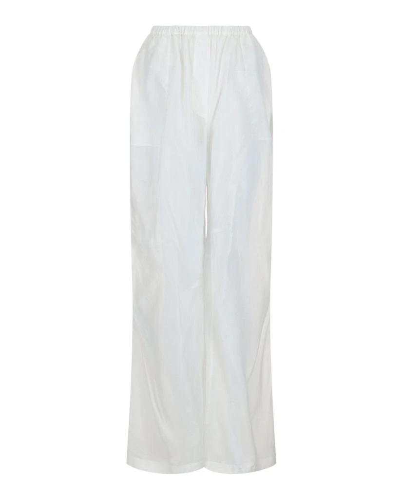 Salvatore Ferragamo Silk Blend Pants 1