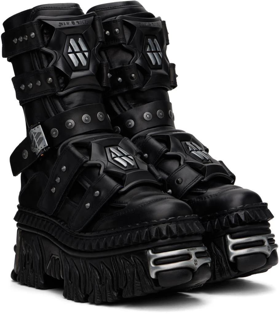 Vetements Black New Rock Edition Gamer Boots 4