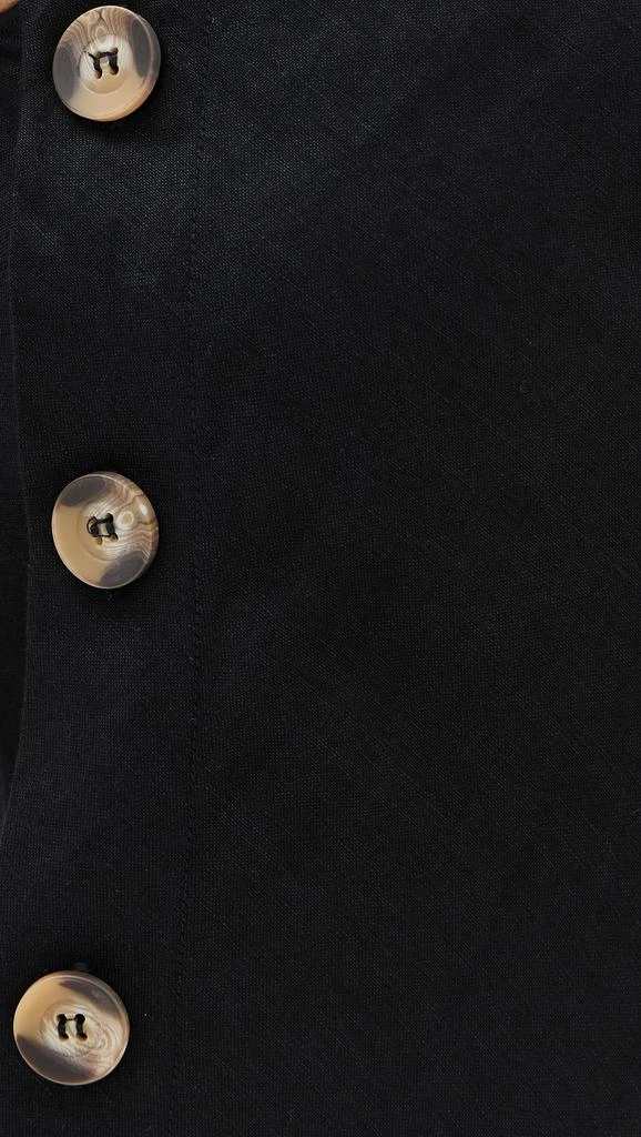 LE BOP Strapless Button Maxi Dress 5