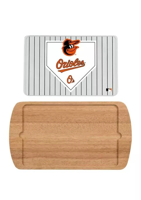 Toscana MLB Baltimore Orioles Billboard Glass Top Serving Tray 2