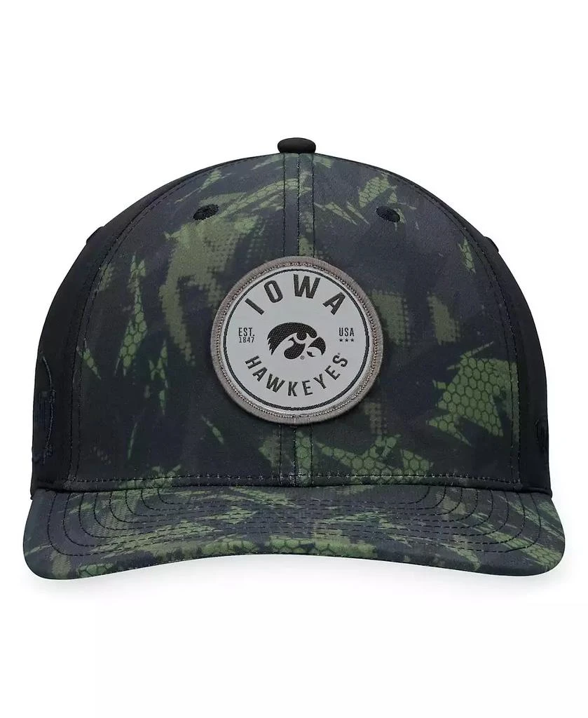 Top of the World Men's Black Iowa Hawkeyes OHT Military-Inspired Appreciation Camo Render Flex Hat 3