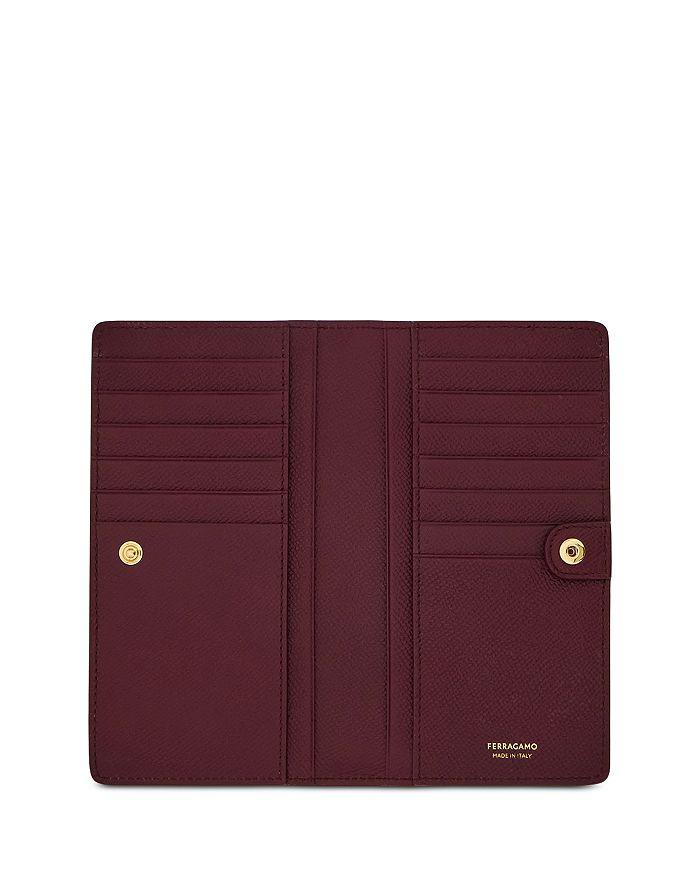 Salvatore Ferragamo Gancini Leather Continental Wallet