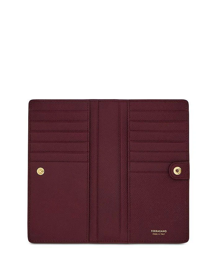 Salvatore Ferragamo Gancini Leather Continental Wallet 2