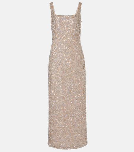 Costarellos Harper sequined gown