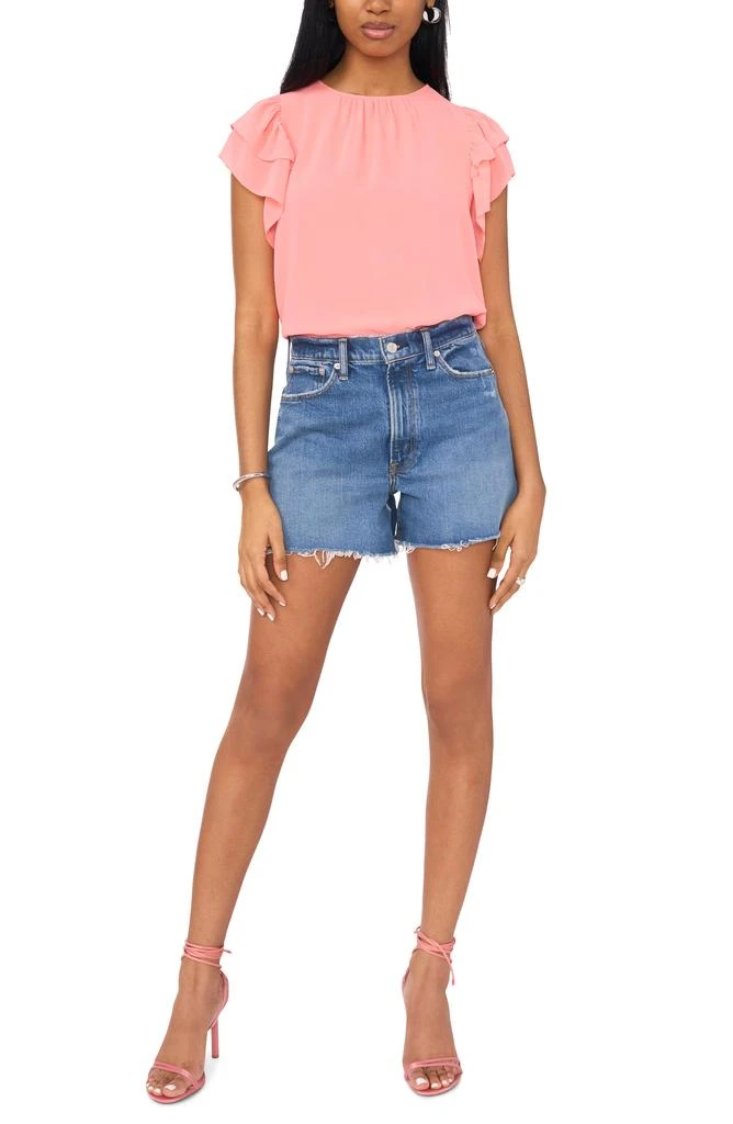 1. State Flutter Sleeve Chiffon Top 3