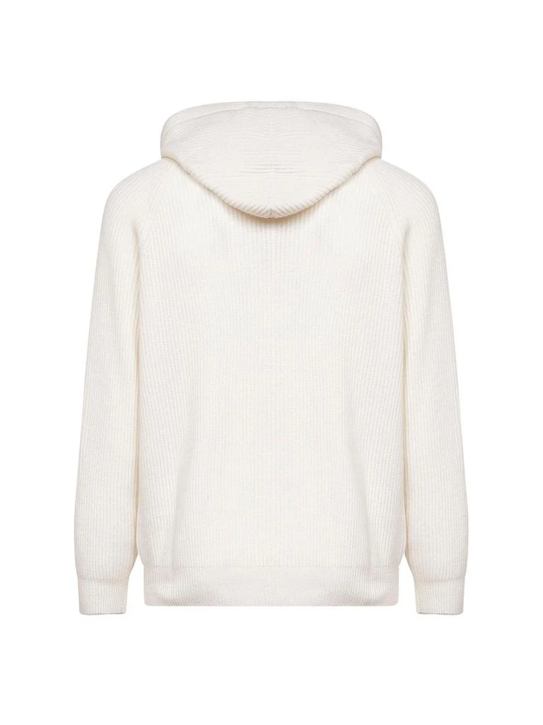 Brunello Cucinelli Brunello Cucinelli Zip-Up Hooded Cardigan 2