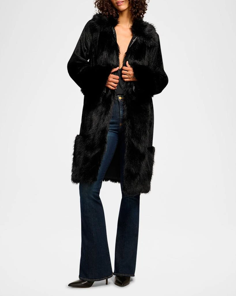 Ramy Brook Archie Faux Fur Coat 2