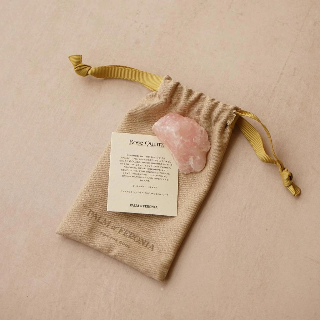 Orelia London Raw Rose Quartz Crystal 2