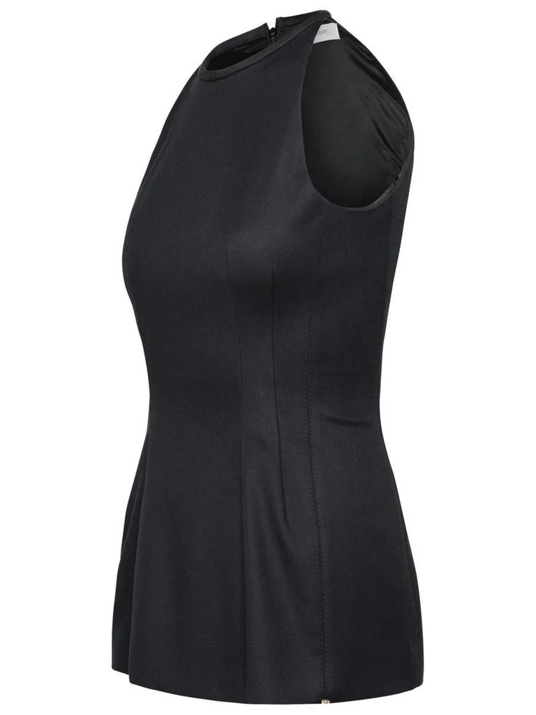 Max Mara Sportmax 'Addi' Black Cotton Blend Top 2