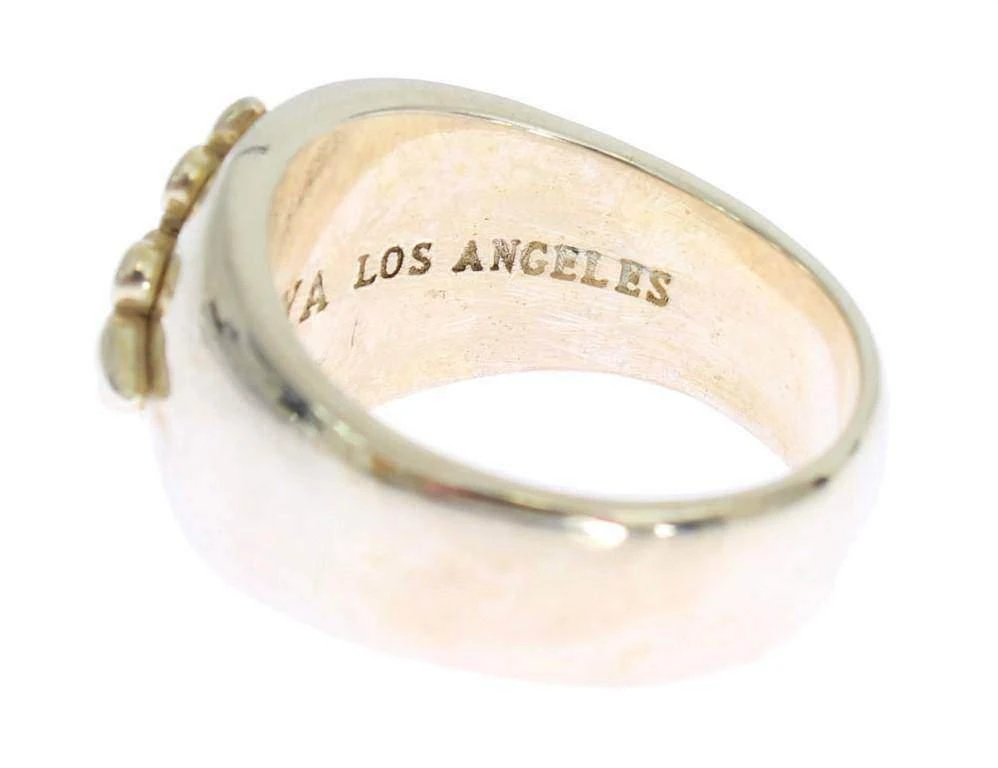 Nialaya Nialaya Silver Crest 925 Sterling Ring 5