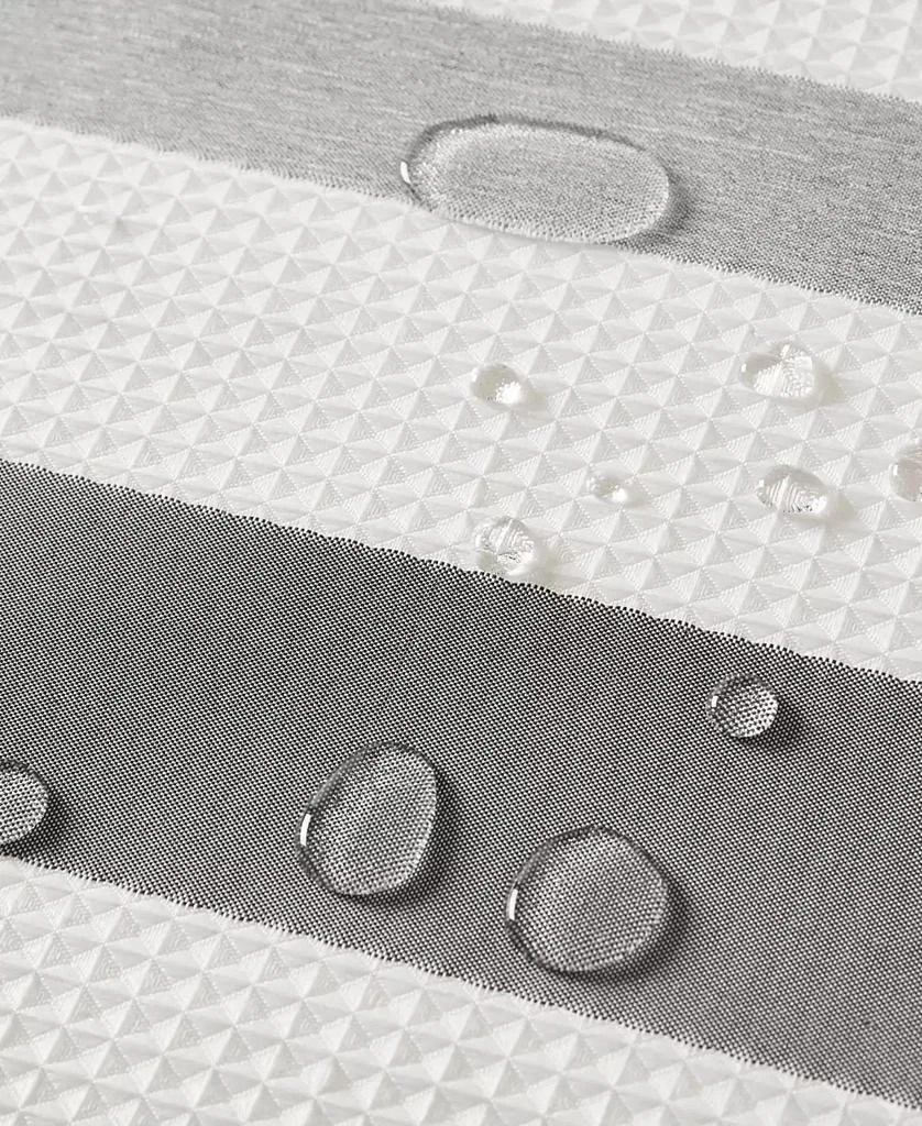 Madison Park Ariana Ombre Waffle Shower Curtain 8