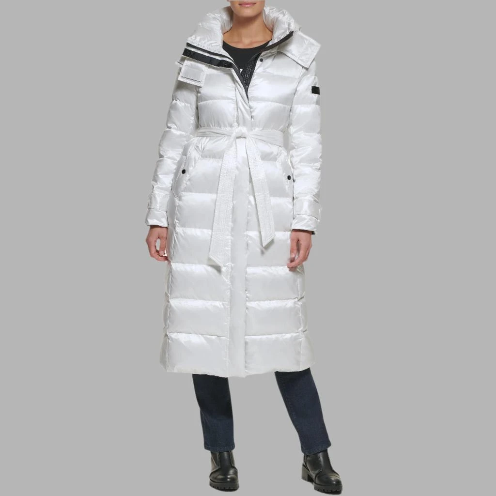 Karl Lagerfeld Paris CONTRAST MAXI BELTED PUFFER 1