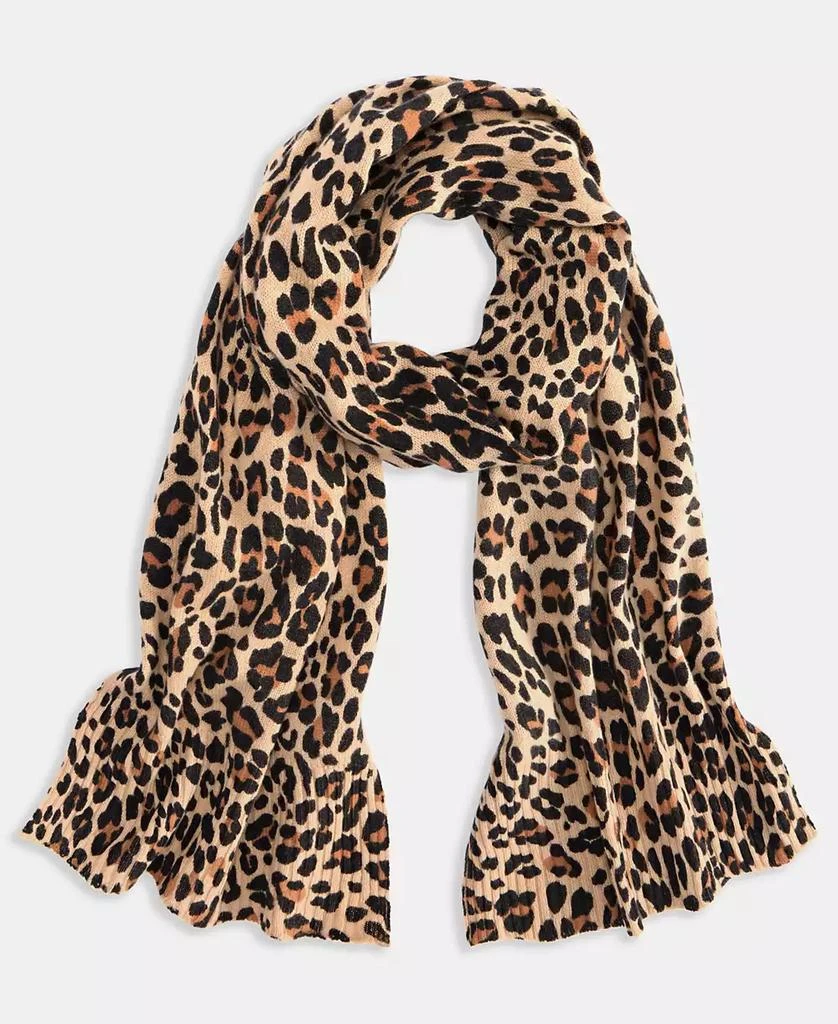 Macy's Charter Club Women's 100% Cashmere Animal-Print Scarf, Exclusively at Macy's 1