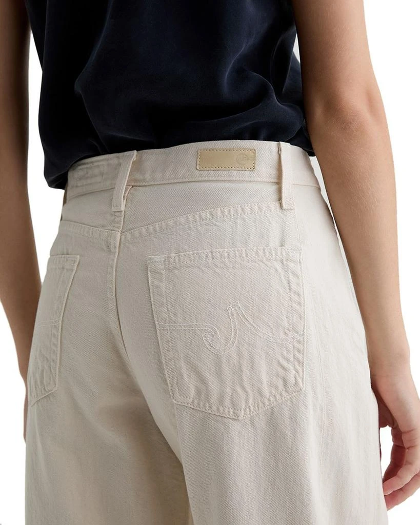 AG Hattie High Rise Crop Barrel Jeans in Opal Stone 6