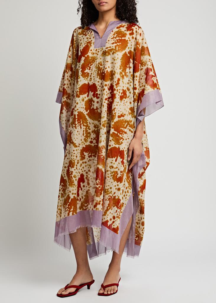 Dries Van Noten Cartland printed cotton kaftan dress