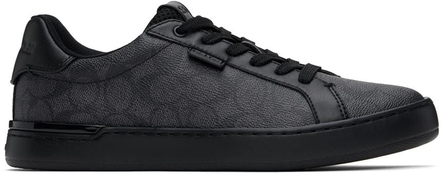 Coach Black & Gray Lowline Sneakers 1
