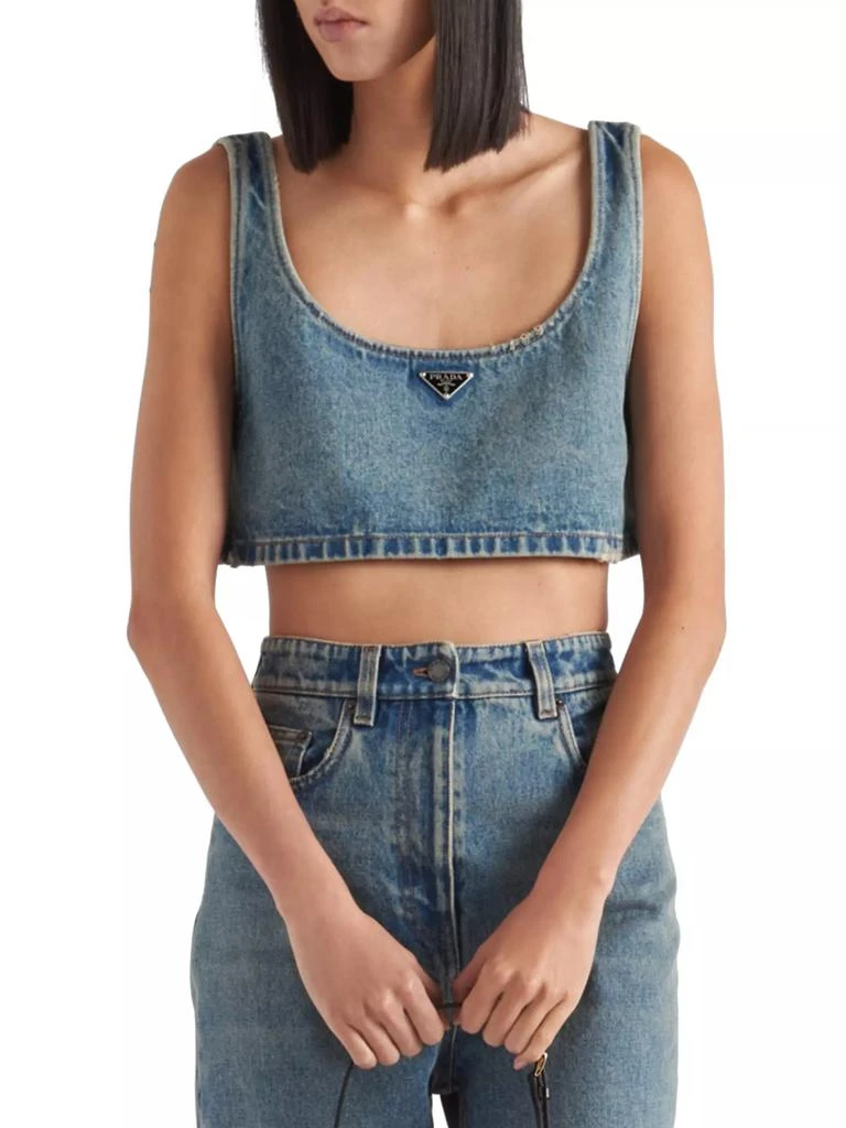 Prada Denim Top 2