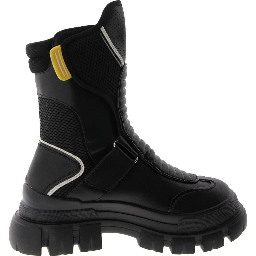 Steve Madden Volt Womens Leather Adjustable Mid-Calf Boots 3