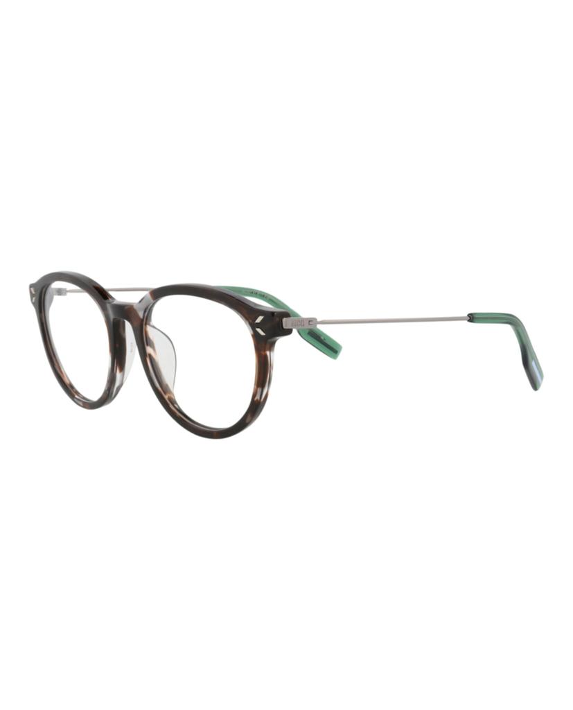 Alexander McQueen Round-Frame Acetate Optical Frames