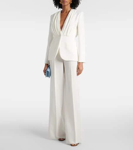 Max Mara Abetone high-rise cady wide-leg pants 2