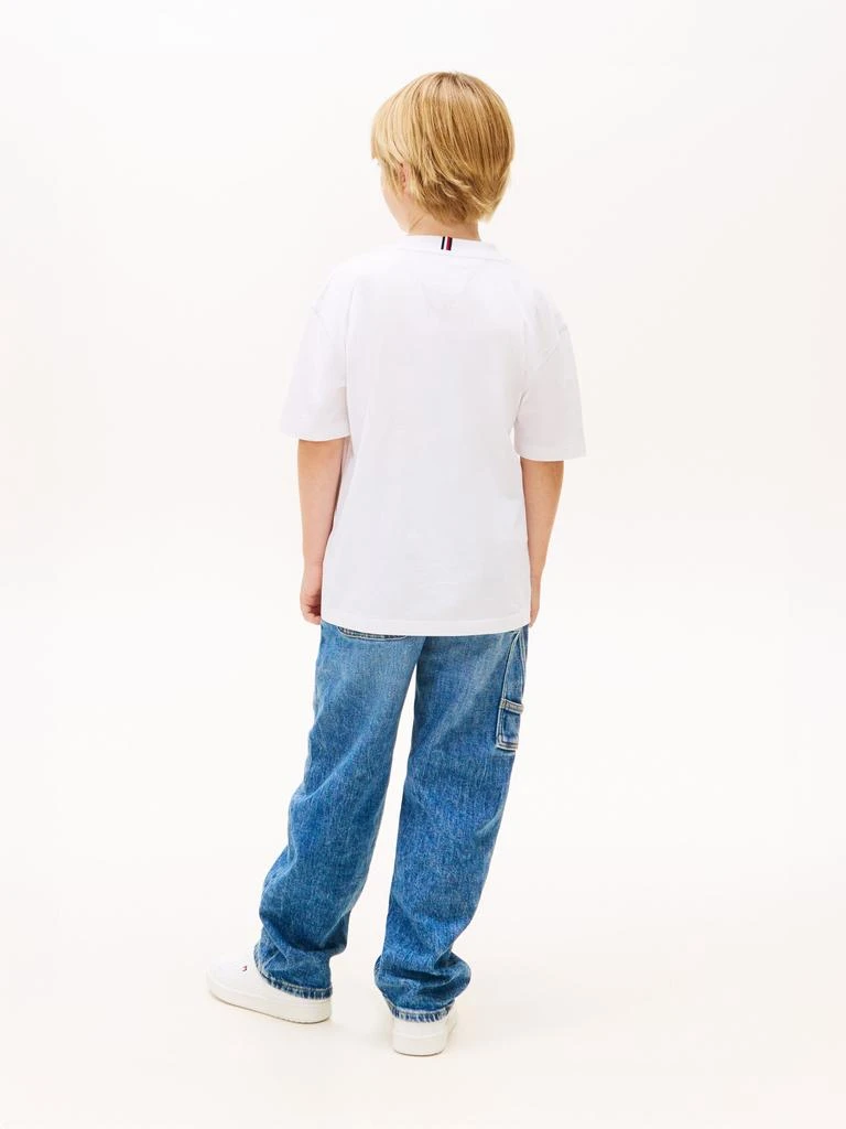 Tommy Hilfiger Tommy Hilfiger Boys Heritage Printed Flag T-Shirt in White 3