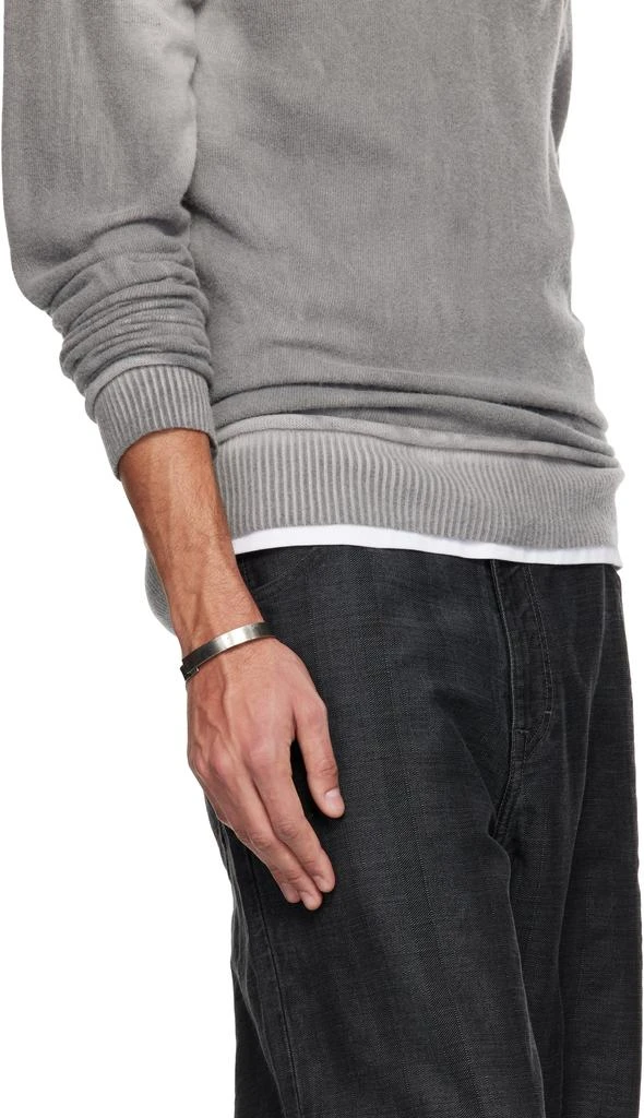 Title of Work 9mm Overlap Ruby Cuff Bracelet 3