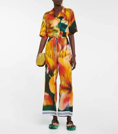 Dries Van Noten Floral wide-leg pants 2