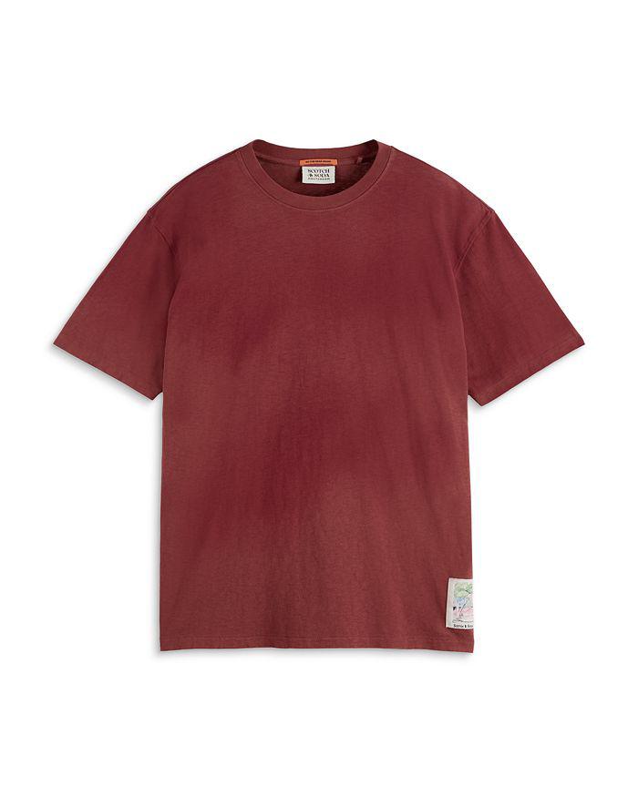 Scotch & Soda Loose Fit Irregular Dyed Artwork Tee