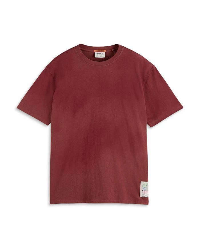 Scotch & Soda Loose Fit Irregular Dyed Artwork Tee 1