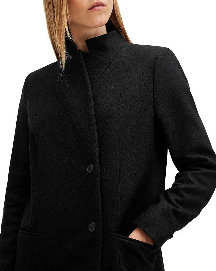 ALL SAINTS Sidney Wool Cashmere Blend Tailored Coat 6
