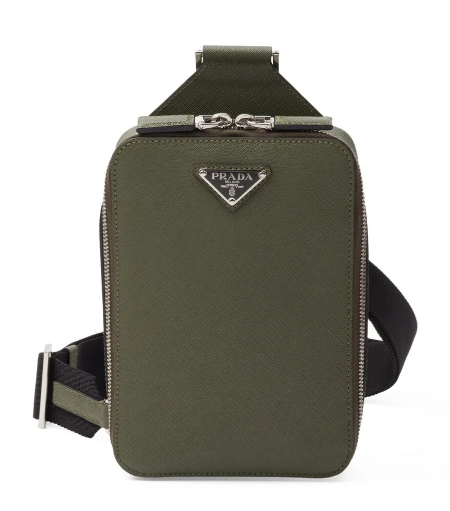 Prada Saffiano Leather Brique Cross-Body Bag 1