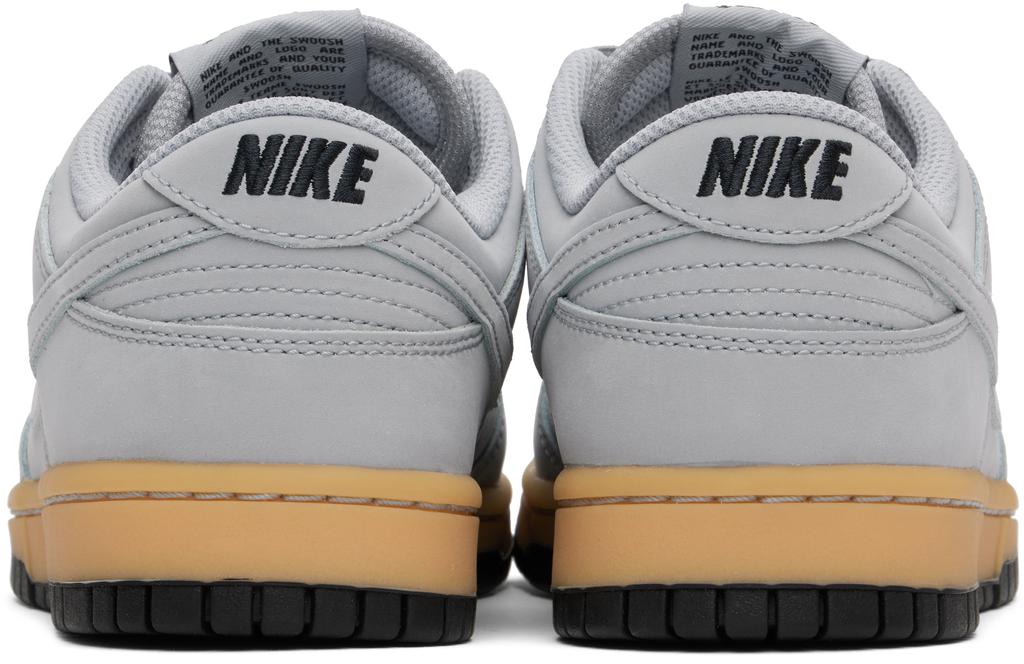 NIKE Gray Dunk Low Retro SE Sneakers